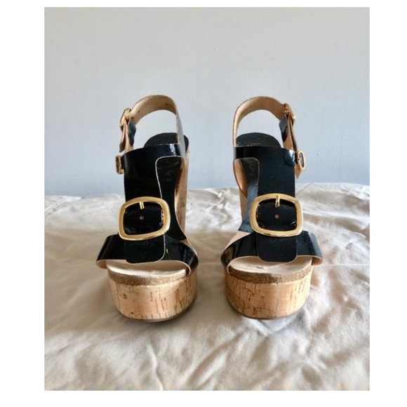 Black Pedro Garcia Wedges size 36.5/6.5 - Picture 3 of 10